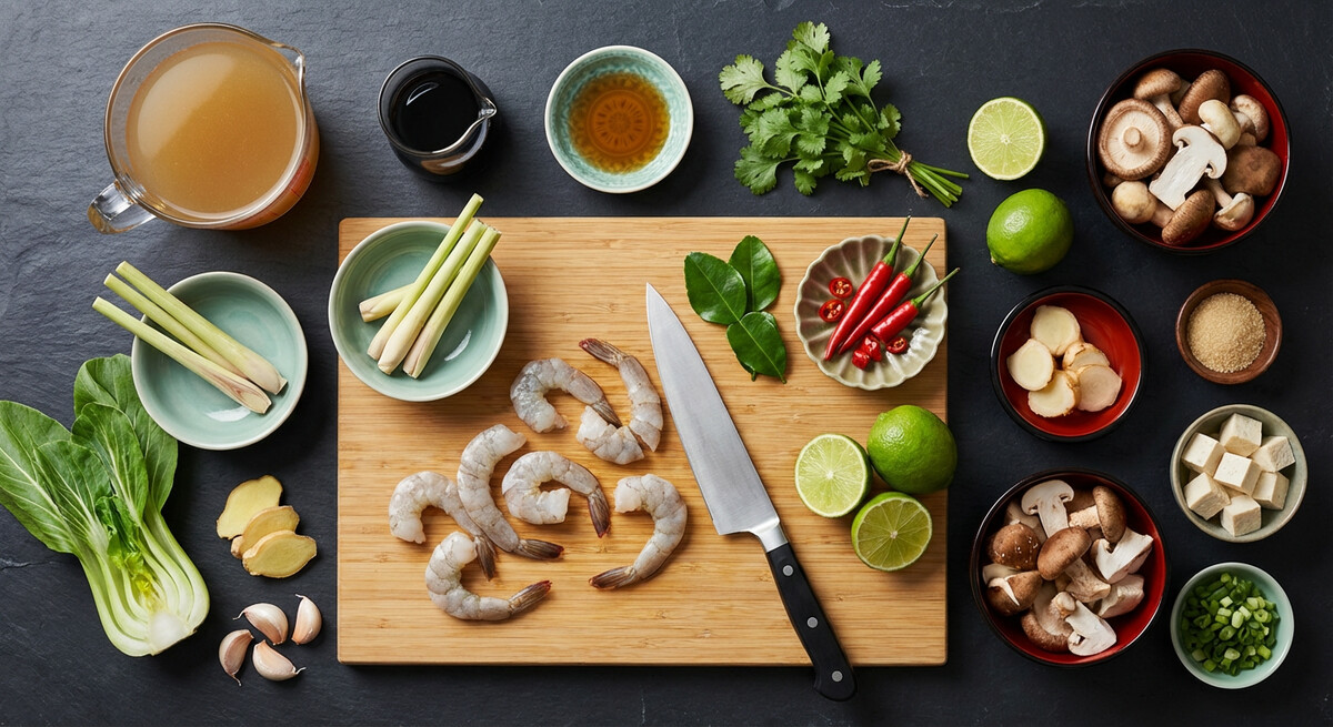 Mise en Place: Tom Yum Suppe