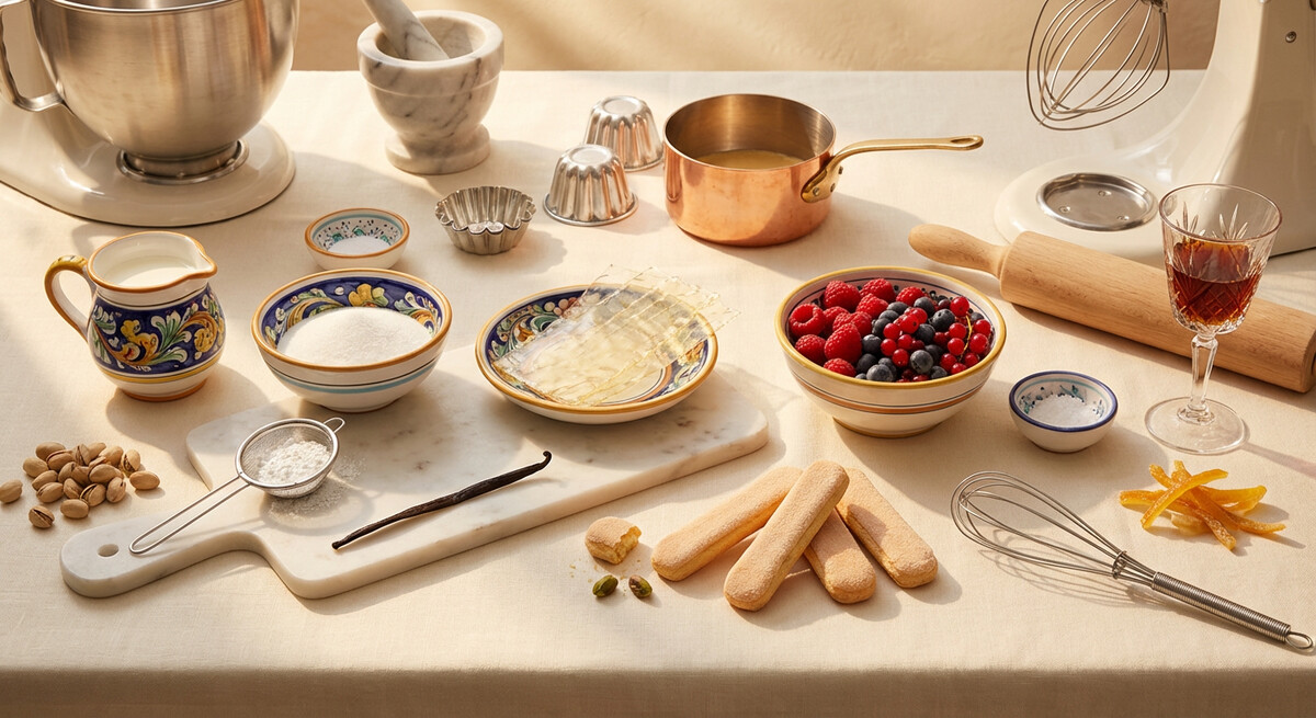 Mise en place: Panna Cotta Clásica