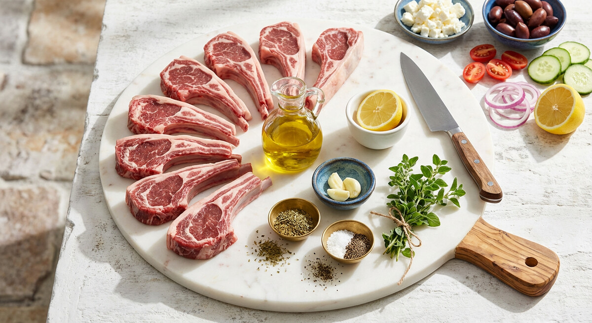 Hazırlık: Limonlu ve Oreganolu Kuzu Pirzola