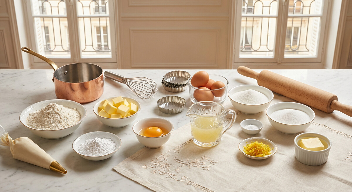 Mise en place: Tarta de Limón con Merengue