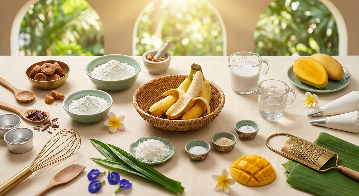 Mise en place: Khanom Tuay Fah