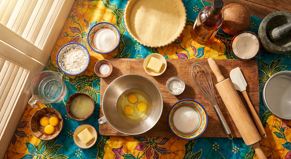 Mise en Place: Bajan Lemon Meringue Pie (Barbados)