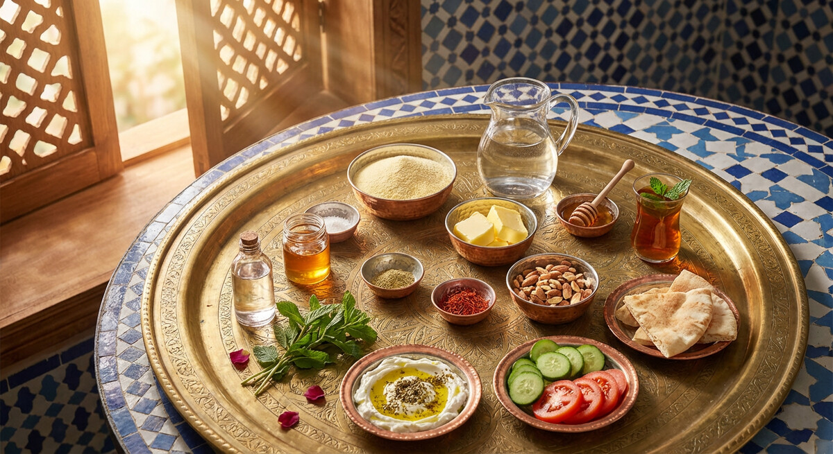 Mise en place: Aseeda