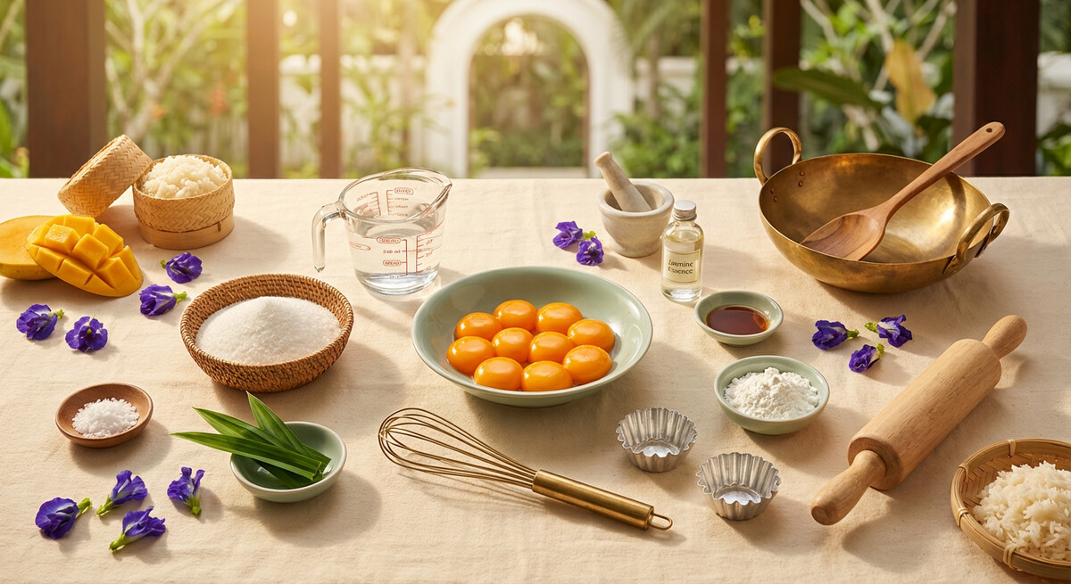 Mise en place: Foi Thong