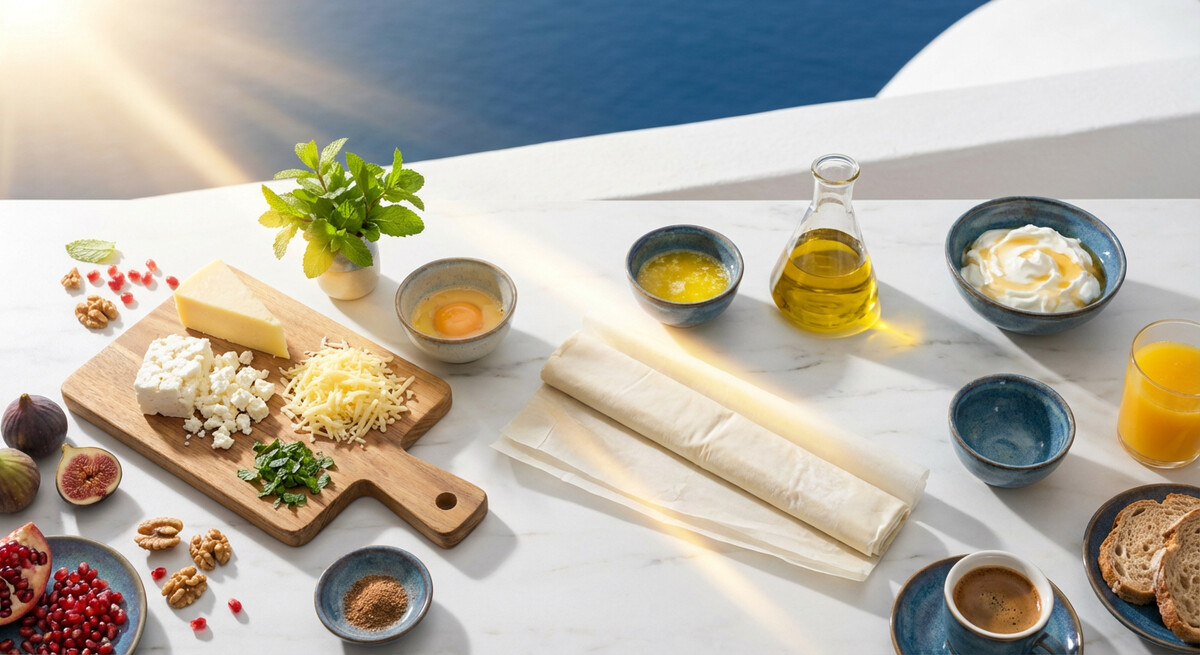 Mise en place: Tiropitakia (Pequeños Pasteles de Queso)