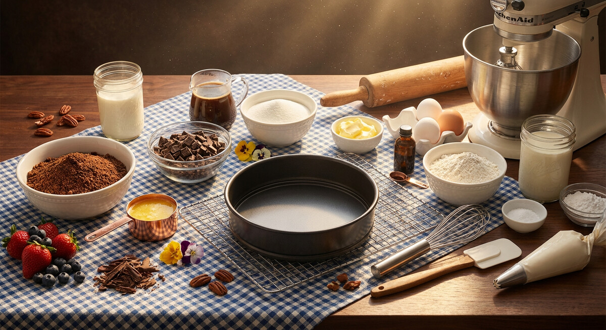 Mise en place: Tarte Boue du Mississippi