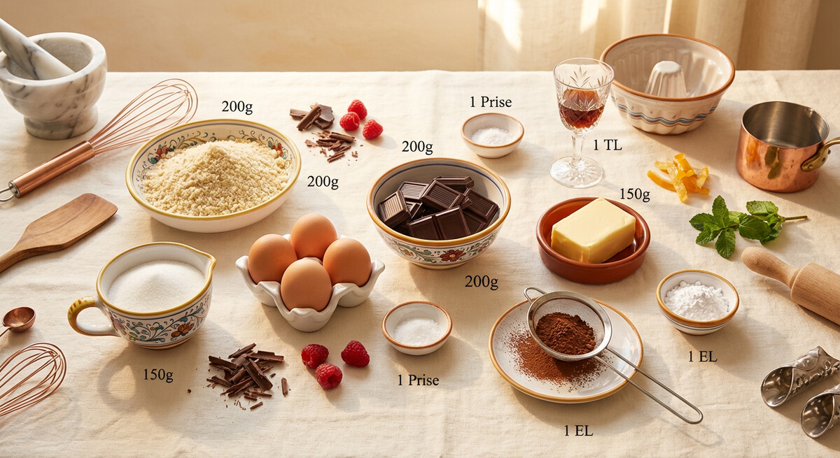 Mise en place: Torta Caprese
