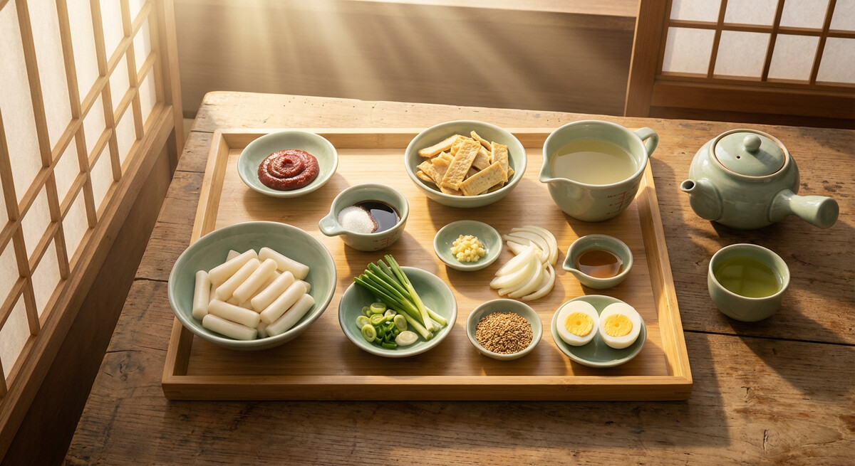 Mise en place: Tteokbokki au petit-déjeuner