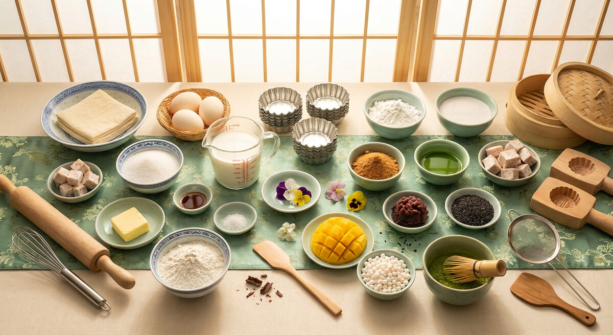Mise en place: Egg Tarts