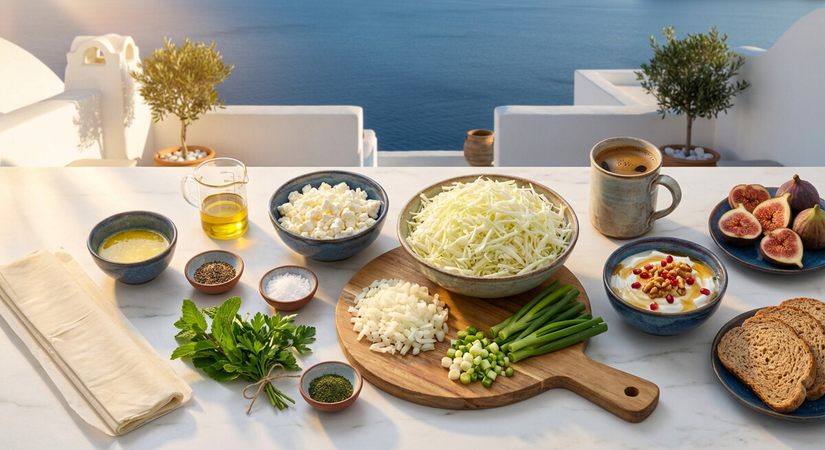 Mise en place: Lachanopita