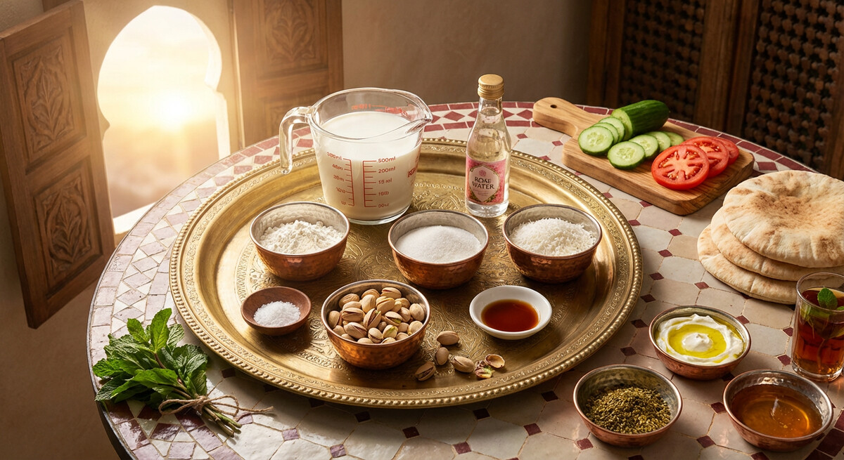 Mise en place: Mihalabieh para el Desayuno