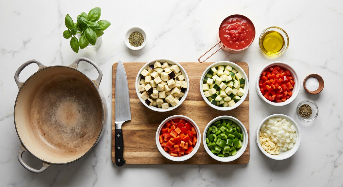 Mise en place: Ratatouille